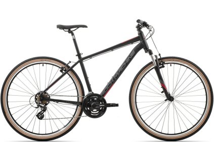 Rock Machine CrossRide 100 2023 - matte black/grey/red (Velikost XL)