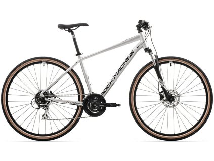 Rock Machine CrossRide 300 2023 - gloss silver/black/grey (Velikost XL)