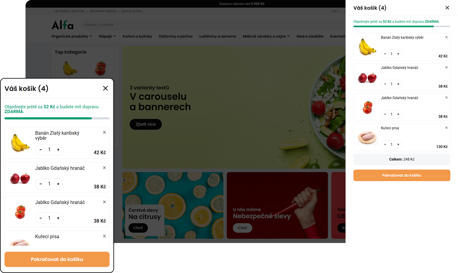Do dopravy zdarma zbývá - motivace