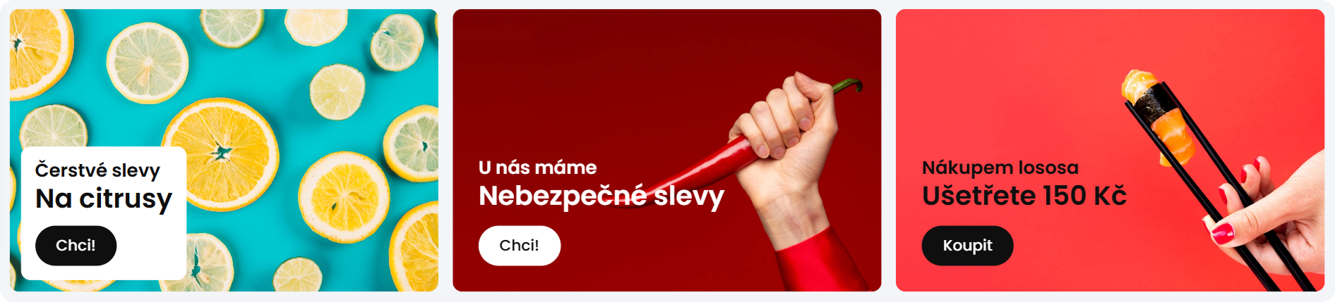 Ukázka textů uvnitř bannerů