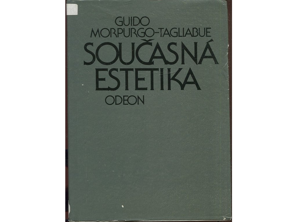 Současná estetika, Guido Morpurgo-Tagliabue, 1985