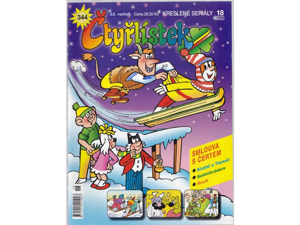 Smlouva s čertem - Čtyřlístek 344, 18/2002, Josef Lamka, 2002