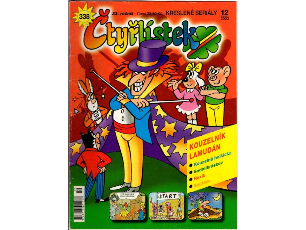 Kouzelník Lamudán - Čtyřlístek 338, 12/2002, Stanislav Havelka, 2002