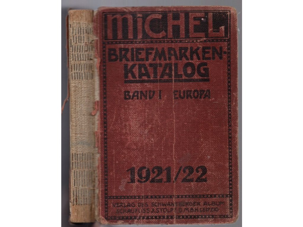 Briefmarken-katalog Bandi I Europa 1921/22 - Katalog známek, Hugo Michel, 1922