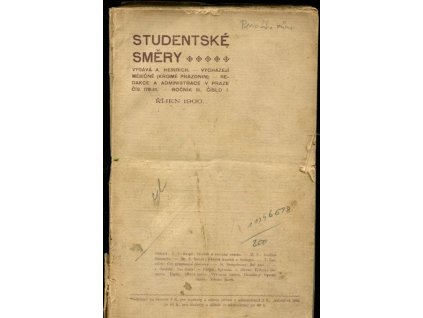 Studentské směry, ročník III., 1900, 1900