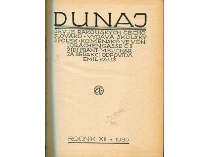 Dunaj - revue rakouských Čechoslováků XII.