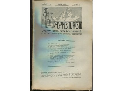 Časopis turistů, ročník XXI., 1909