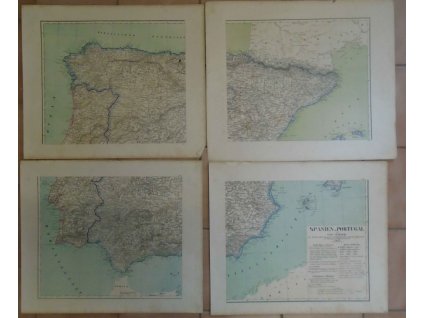 Španělsko a Portugalsko - Spanien und Portugal, 4 díly