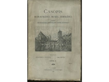 Časopis Moravského musea zemského, ročník IX., 1909, číslo 1