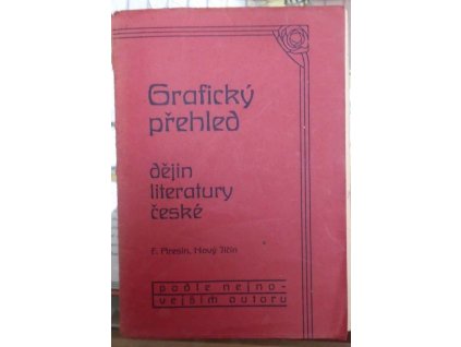 Grafický přehled dějin literatury české podle nejnovějších autorů