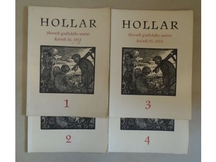 Hollar- sborník grafického umění - ročník 25. - svazek 1-4