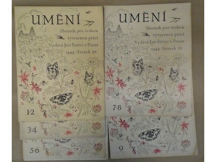 Umění - Sborník pro českou výtvarnou práci - ročník XV. - čísla 1-9