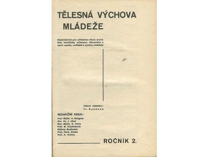 Tělesná výchova mládeže - ročník 2.