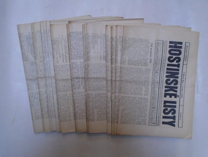 Hostinské listy - 39. ročník - KOMPLETNÍ ROČNÍK