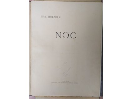 Noc : ve 20 obrazech, Emil Holárek, 1902
