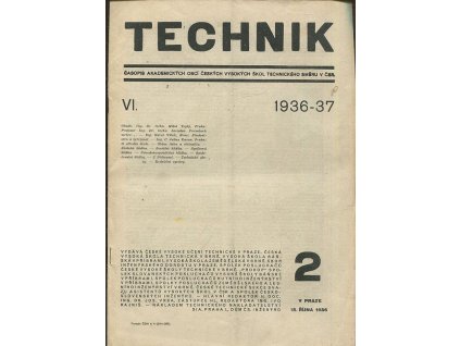 Technik - Časopis akademických obcí českých vysokých škol tehnického směru v ČSR 2-12, 1936