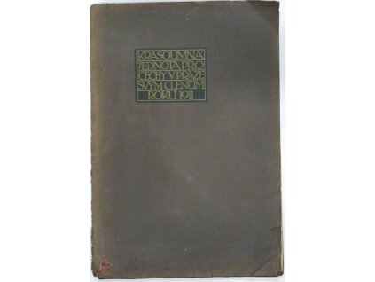 Krasoumná jednota pro Čechy v Praze svým členům roku 1912, 1912
