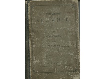 Česko-latinský slovník pro gymnasia českoslovanská