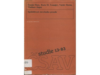 Spolehlivost stavebního proudu, Štěpán Haas, 1983