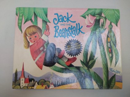 POP-UP leporelo Vojtěch Kubašta - Jack and the beanstalk, Jakub a fazolové stromy, anglicky