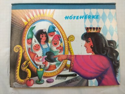 POP-UP leporelo Vojtěch Kubašta - Hófehérke - Sněhurka a sedm trpaslíků