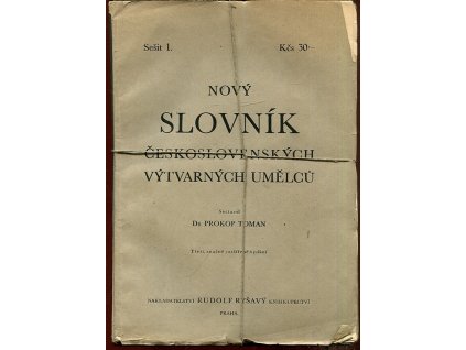 Nový slovník Československých výtvarných umělců - 44. sešitů  ve 21 svazcích- Třetí, značně rozšířené vydání