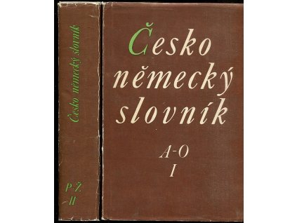 Česko-německý slovník - 1. A-O + 2. P-Ž - komplet, Hugo Siebenschein, 1968
