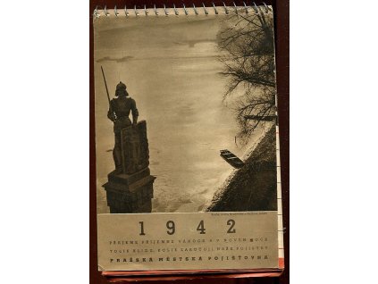 Kalendář - Pražská městská pojišťovna 1942