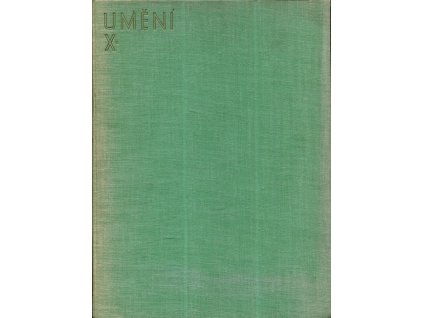 Umění - sborník pro českou výtvarnou práci X
