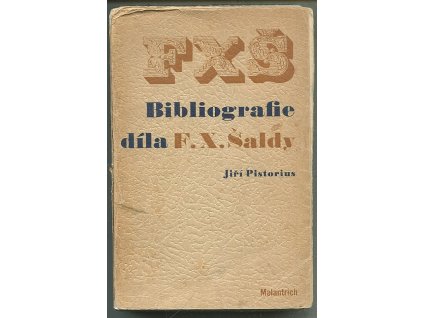 Bibliografie díla F.X. Šaldy