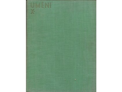 Umění- Sborník pro českou výtvarnou práci- X., 1936