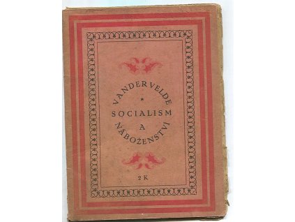 Socialism a náboženství, Emile Vandervelde, 1919