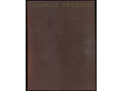 Prosa, Otokar Březina, 1933
