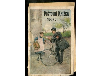Poštovní knížka na rok 1907