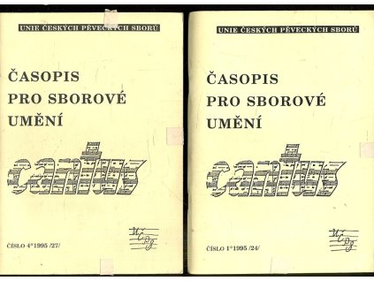 Cantus - časopis pro sborové umění - čísla 1-4 - KOMPLET, Stanislav Pecháček (red.), 1995
