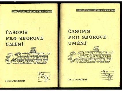 Cantus - časopis pro sborové umění - čísla 1-5 - KOMPLET