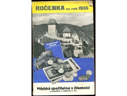 ročenka na rok 1935: Městská spořitelna v Jilemnici, 1934