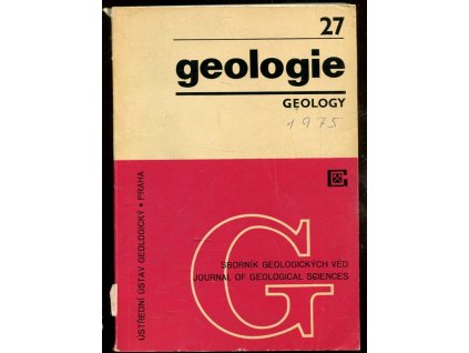 Sborník geologických věd. 27. sv., Geologie, 1975
