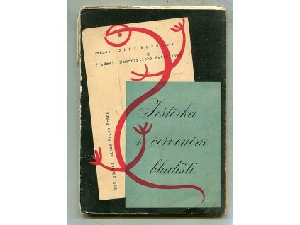 Ještěrka v červeném bludišti - Humoristická detektivka - OBÁLKA ADOLF HOFFMEISTER