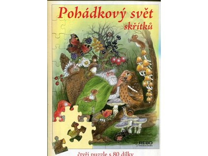 Pohádkový svět skřítků - čtyři puzzle s 80 dílky, Christl Vogl, 2007