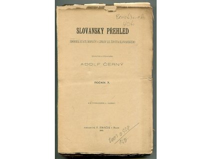 Slovanský přehled - sborník statí, dopisův a zpráv ze života slovanského - ročník X. - číslo 1-10 - KOMPLETNÍ ROČNÍK