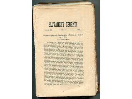Slovanský sborník statí z oboru národopisu, kulturní historie a dějin literarního i společenského života - ročník III. - čísla 1-12 - KOMPLETNÍ ROČNÍK