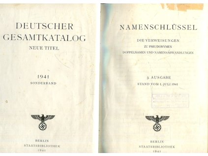 Deutscher Gesamtkatalog, 1941
