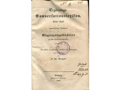 Ergänzungs-Conversationslexikon, 1846