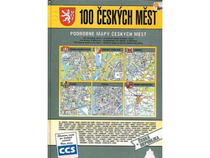 100 českých měst - podrobné mapy českých měst + Česká republika 1:500^000, P Kobza, 1998
