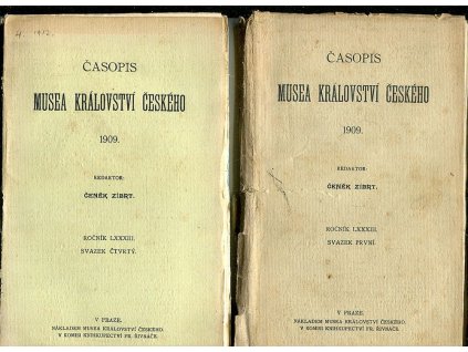 Časopis Musea království Českého - Svazek 1-4 - ročník LXXXIII.