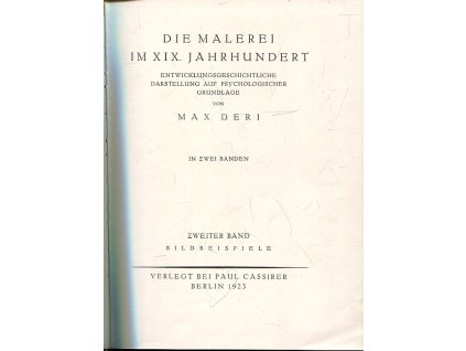 Die Malerei im 19. Jahrhundert. Bd. 2