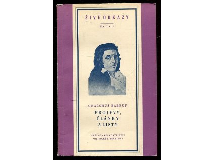 Projevy, články a listy, Gracchus Babeuf, 1954