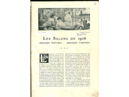 Les Salons de 1906 - Quelques Peintres - Quelques Tableaux