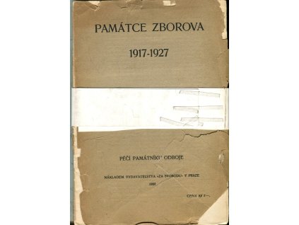 Památce Zborova 1917-1927, Rudolf Medek, 1927